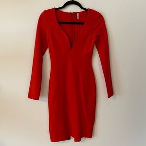 Long sleeve bodycon dress